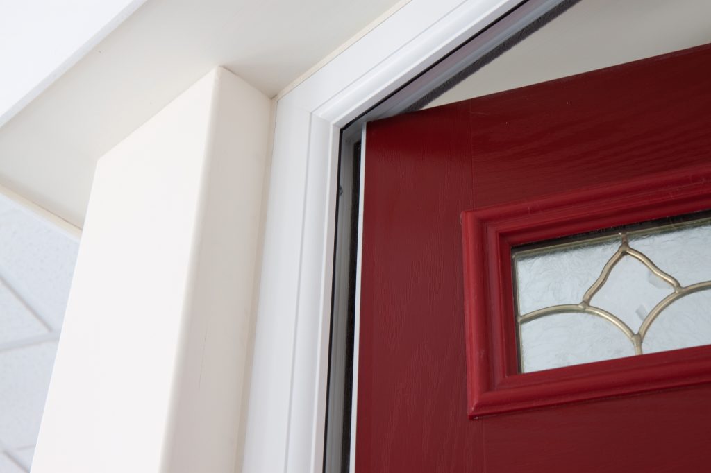 Red Composite Door