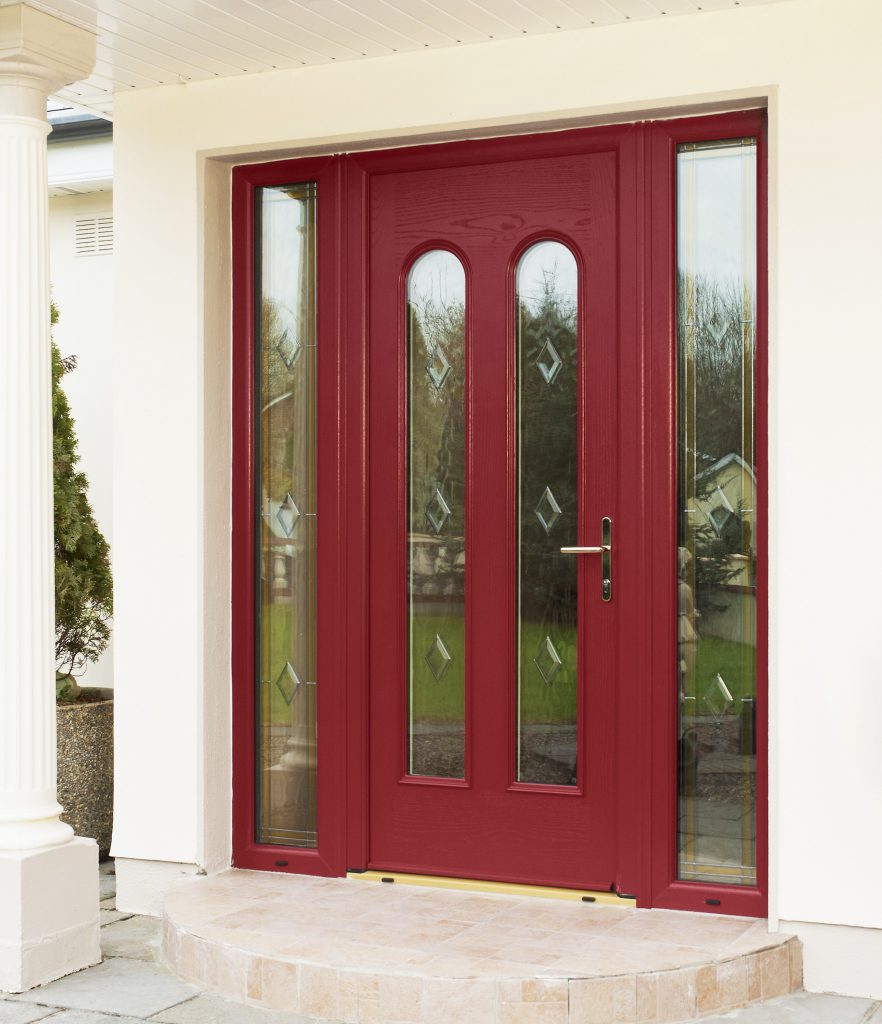 Red Composite Door