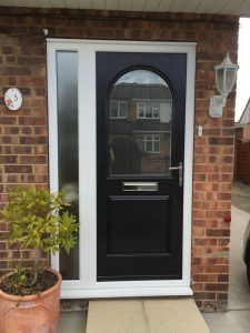 Black Composite Door