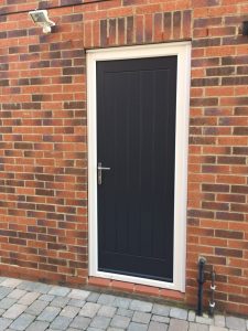 Black Composite Side Door