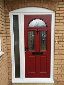 Red Composite Door